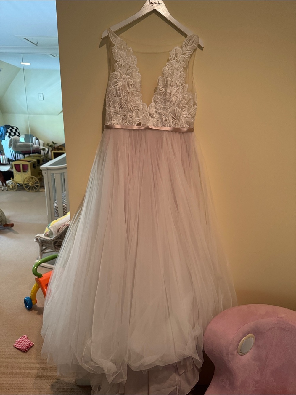 W Too wedding Gown - Blush Pink